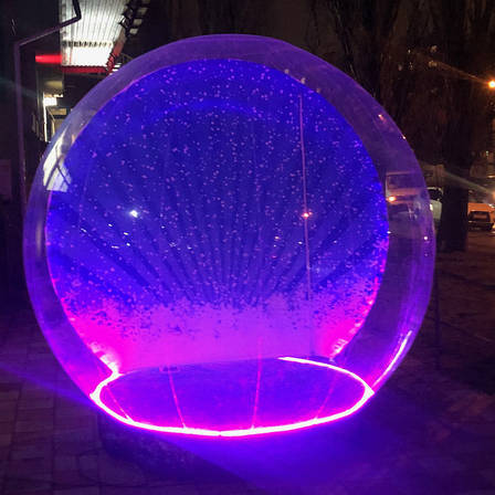 Диво куля з підсвічуванням різнокольорова ПВХ, фото 1
