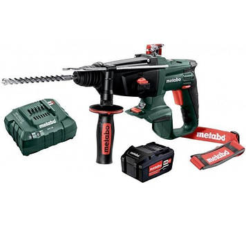 Потужний акумуляторний перфоратор Metabo KHA 18 LTX: 2.2 Дж, 18 В акум 2ампера та заряджання (600210890) Shopolife