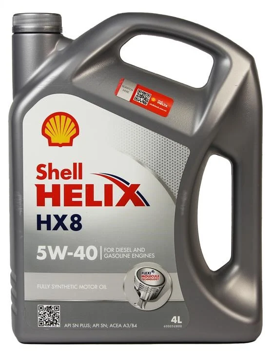 Моторна олива Shell Helix HX8 5w40 4 л SN/CF A3/B4