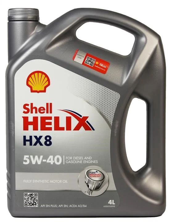 Моторне масло Shell Helix HX8 5w40 4л SN/CF A3/B4