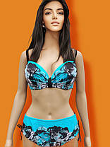 Купальник Fuba 22018 Эмилия голубой(В НАЛИЧИИ ТОЛЬКО 48 УКР р-ры), фото 2