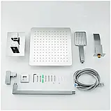 Вбудована душова система GAPPO G7107-40, вилив - перемикач на лійку, 3-функції, термостат, фото 9