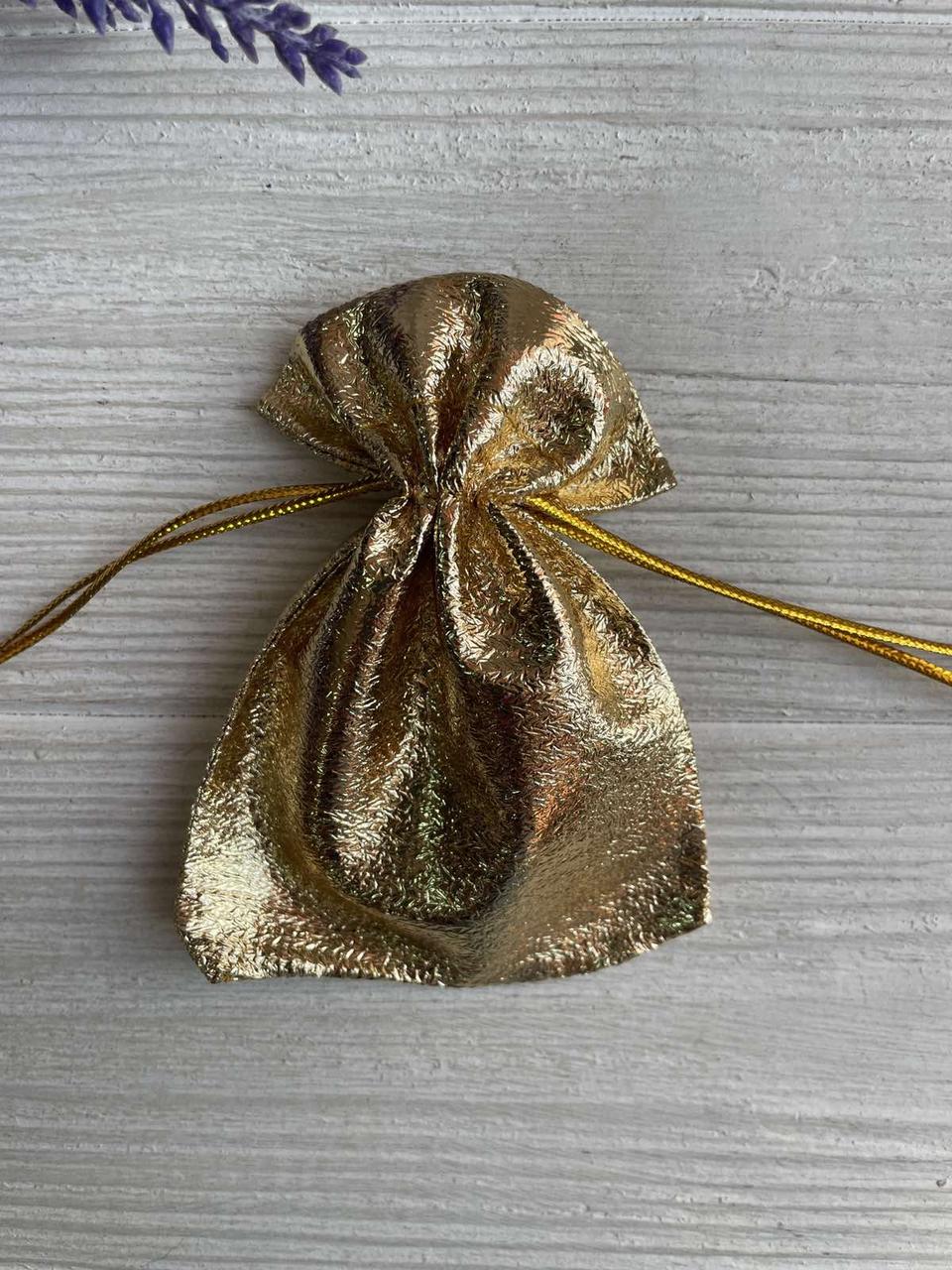 Мішечки 9*12 см, золото 100 шт, фото 1
