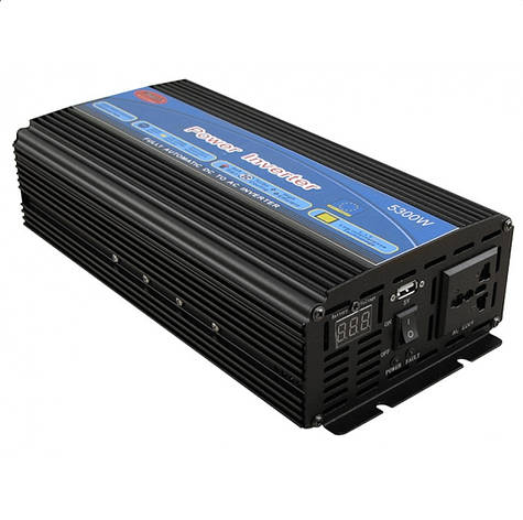 Інвертор преодразователь напруги з 24 вольта 220 вольт 3000 ватт UKC 24V-220V, фото 1