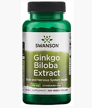 Swanson Ginkgo Biloba Extract 120 mg 100 Сaps