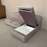 Трьохмісний розкладний диван з нішею, фото 4