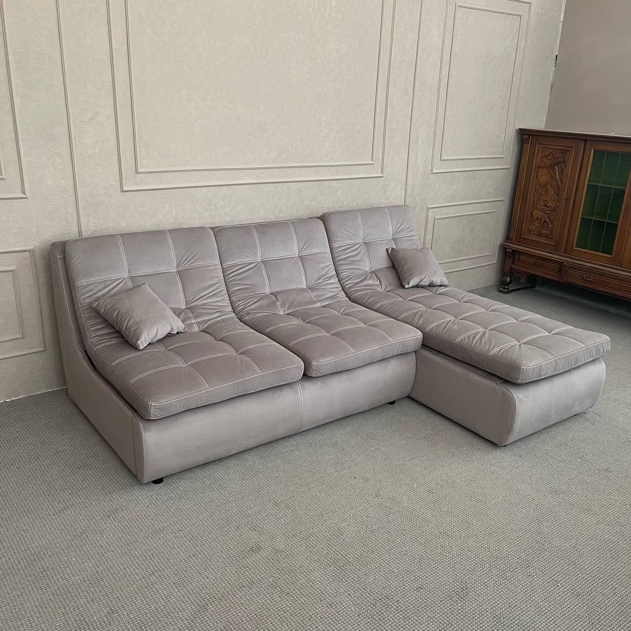 Трьохмісний розкладний диван з нішею, фото 1