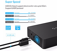 Зовнішня кишеня Orico 3569S3 для 3.5" HDD USB 3.0 оригінал, фото 3
