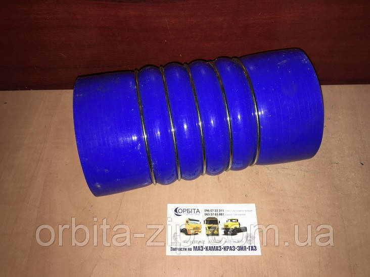 53205-1170245 Рукав інтеркулера КАМАЗ ЄВРО охолодження повітря (4-шаровий СИЛІКОН) 53205-1170243