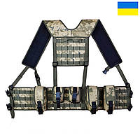 Разгрузочная система без подсумков РПС Разгрузка тактический разгрузочный ремень molle с 3d сеткой