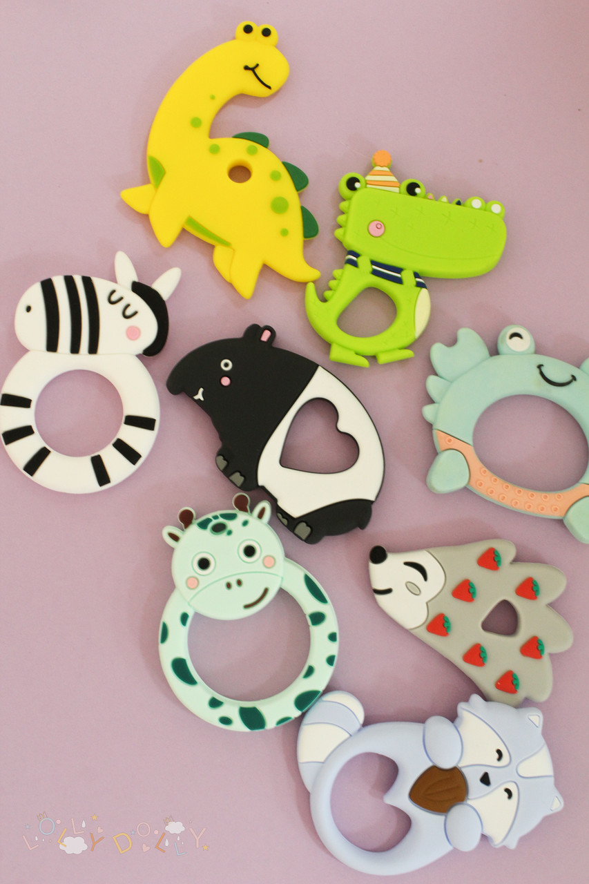 Прорізувач силіконовий Тваринки WD210730, фото 1