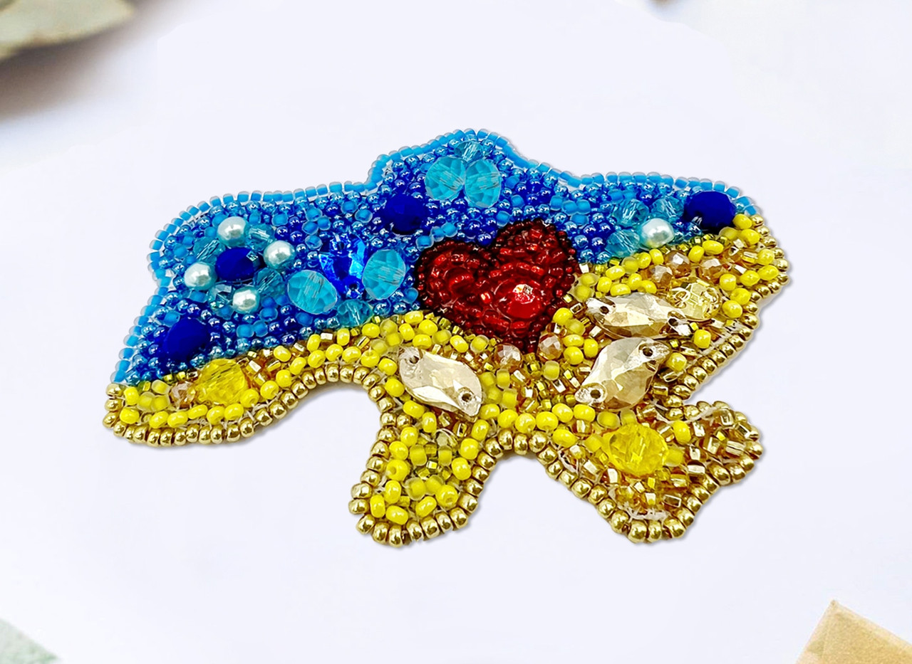 Набір для вишивання брошки Моя Рідна AD-224