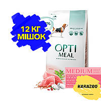 Optimeal (Оптимил) для собак средних пород (ИНДЕЙКА) 12 кг