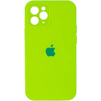 Чехол на Apple iPhone 12 Pro Max / для айфон 12 про макс силиконовый АА Салатовый / Neon green