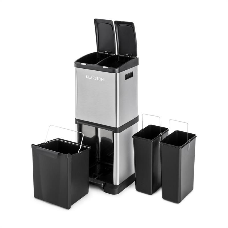 Мусорный бак Ecosystem² сепаратор для мусора 30 л (1 x 15 л (Германия, читать описание) - фото 6 - id-p1663335854