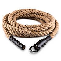 Веревка Power Rope H4 | с петелькой | Длина: 4 м | диаметр 3,8 см | конопля 4 м (Германия, читать описание)