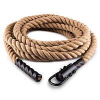 Веревка Monster Rope H12 | с петелькой | Длина: 12 м | диаметр 3,8 см | конопля 12 м (Германия, читать