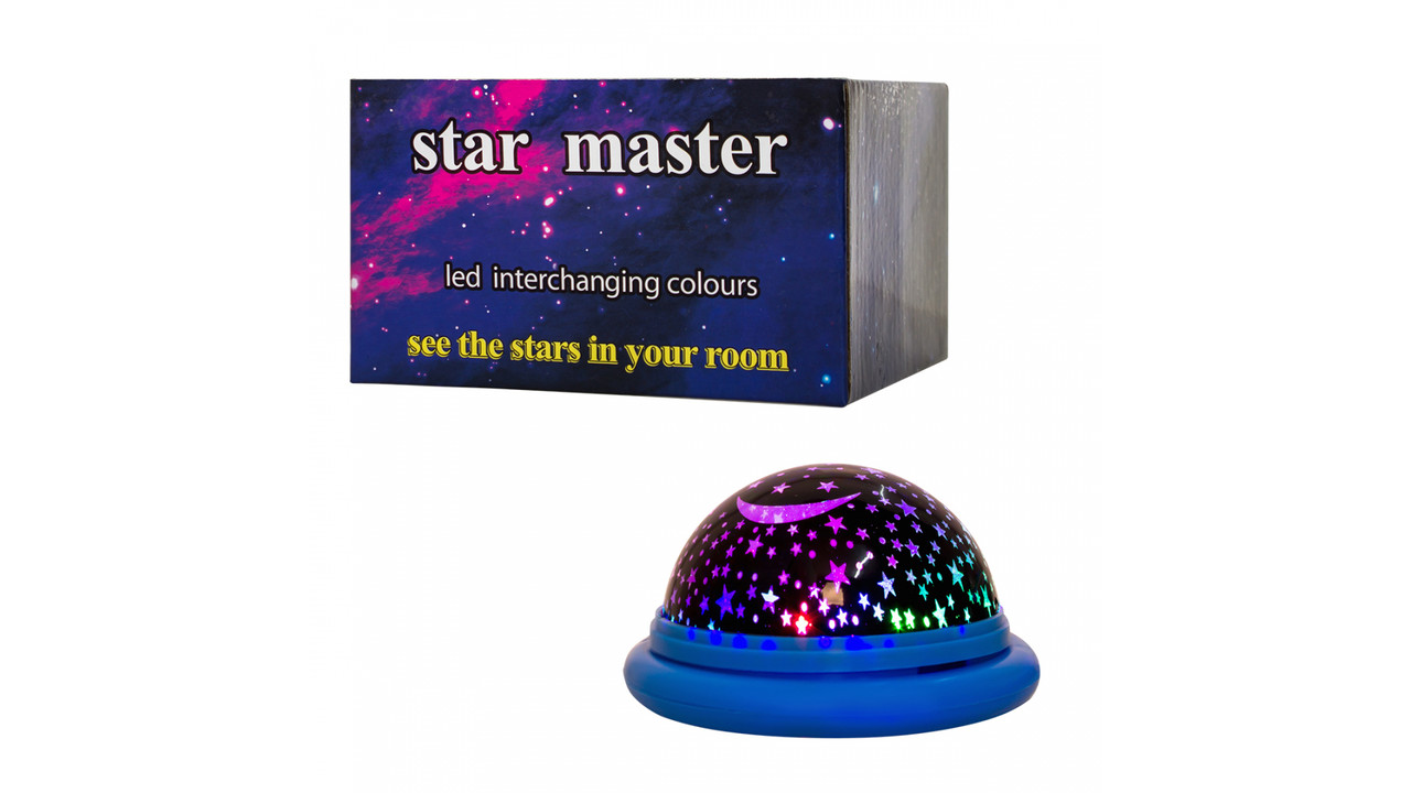 Нічник проєктор зоряне небо нічник з ефектом обертання New Ufo Star Master