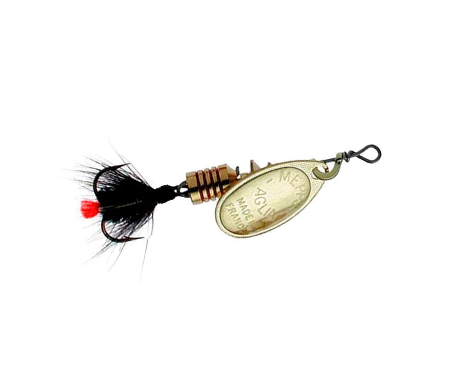 Блешня Mepps Aglia Mouche Gold/Black Fly 3.5г