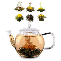 Заварочный чайник Bedida 1300 мл, включая 6 чайных роз, чайный микс (Германия, читать описание)