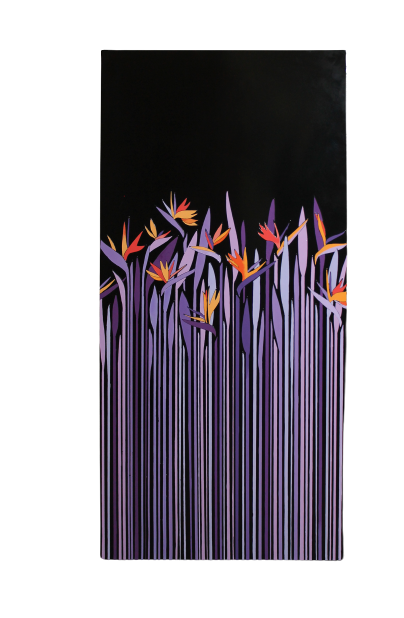 Дизайн-обігрівач металокераміка UDEN-700 "Журавліні квіти" 700 вт з терморегулятором для опалення до 14м2