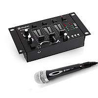 Mini DJ Set 1 x 3/2-канальный микшер 1 x ручной микрофон (Германия, читать описание)