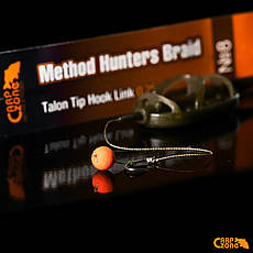 Готовий повідець Method Hunters Braid Talon Tip Hook Link 0,25mm/12kg No8