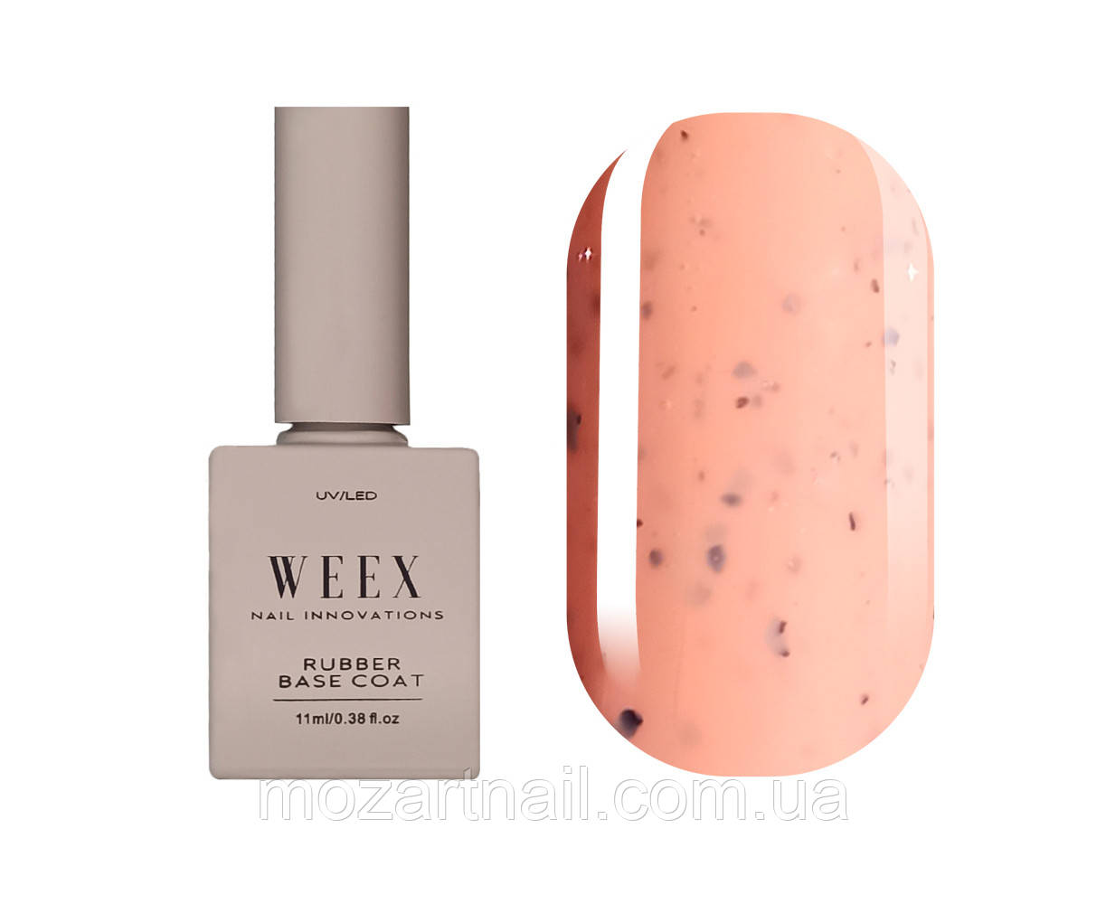 Камуфлююча база Weex Color Dust Base 03 (персиковий з чорними вкрапленнями) 11 мл