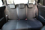 Чохли салону Renault Megane 3 2008-2016 р. екошкіра+текстиль (авточохли Рено Меган 3), фото 3