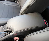 Чохли салону Renault Megane 3 2008-2016 р. екошкіра+текстиль (авточохли Рено Меган 3), фото 4