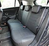 Чохли салону Renault Megane 3 2008-2016 р. екошкіра+текстиль (авточохли Рено Меган 3), фото 5