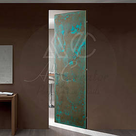 Приховані двері ґрунт під штукатурку на 3 петлі, відкривання від себе