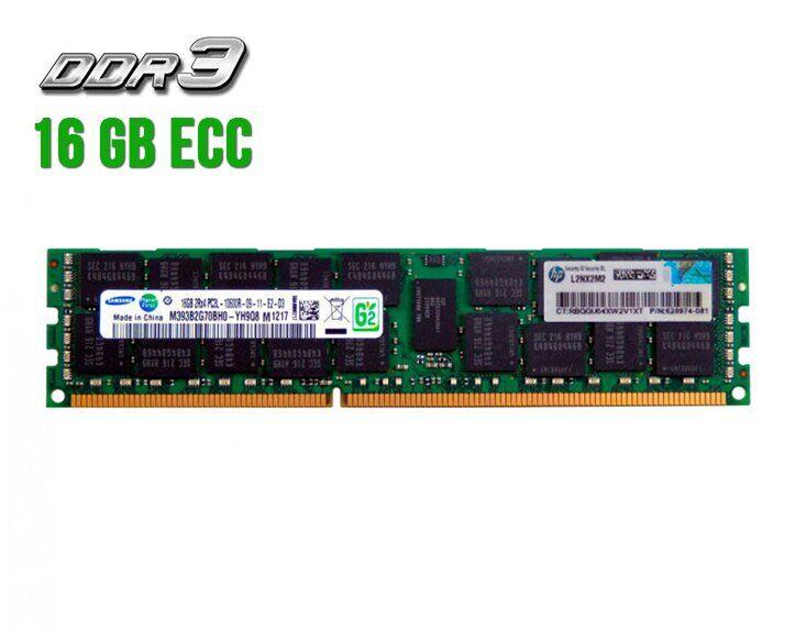 Серверна оперативна пам'ять Samsung/16 GB/2Rx4 PC3L-10600R/DDR3 ECC / 1333 MHz