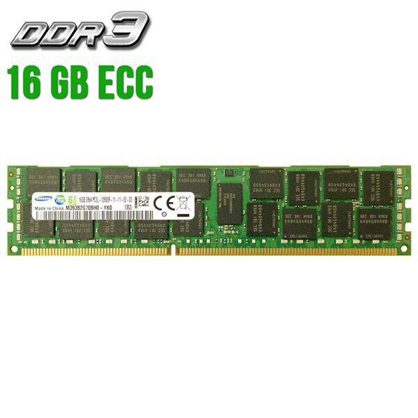 Серверна оперативна пам'ять Samsung / 16 GB / 2Rx4 PC3L-12800R / DDR3 ECC / 1600 MHz