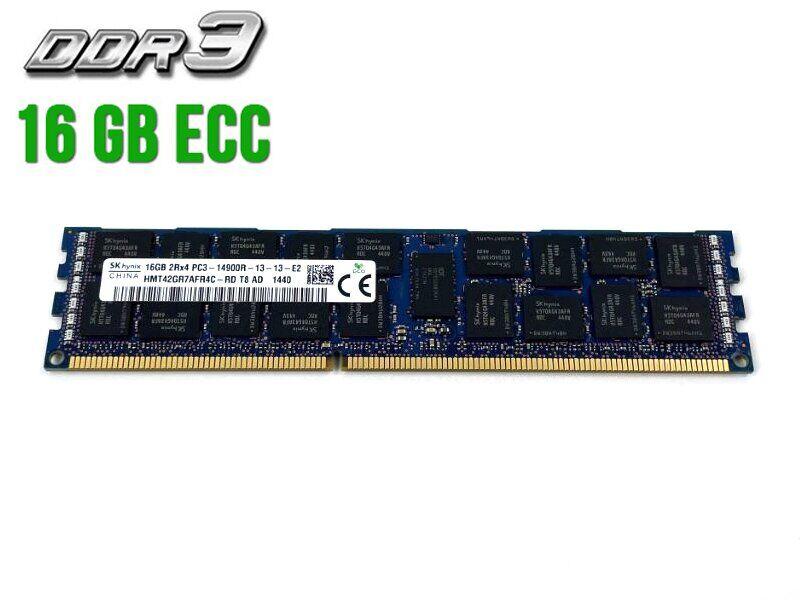 Серверна оперативна пам'ять Hynix / 16 GB / 2Rx4 PC3-14900R / DDR3 ECC / 1866 MHz