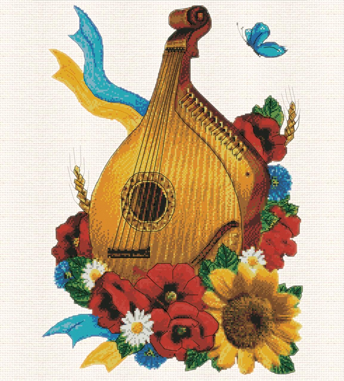 Набір для вишивки хрестом Мелодія України (26 х 37 см) Абрис Арт AH-176, фото 1