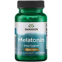 Мелатонін Swanson Melatonin 3 mg 120 Caps