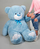 Плюшевий величезний ведмедик Венея 170 см, Блакитна м'яка іграшка великий ведмідь — подарунок дівчині на 145