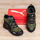 Чоловічі зимові черевики Pm Runner Olive, фото 8