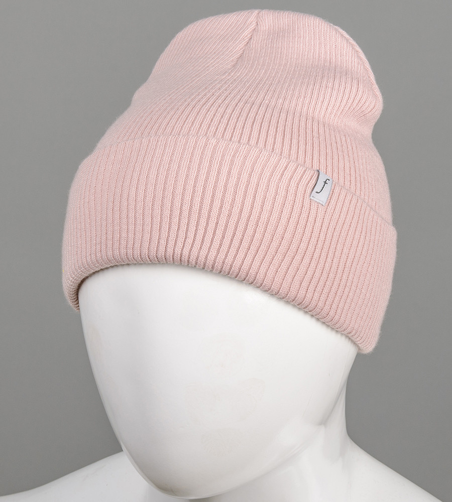 Подвійна Резинка з відворотом без підкладки FERO (С2107), Пудра, фото 1