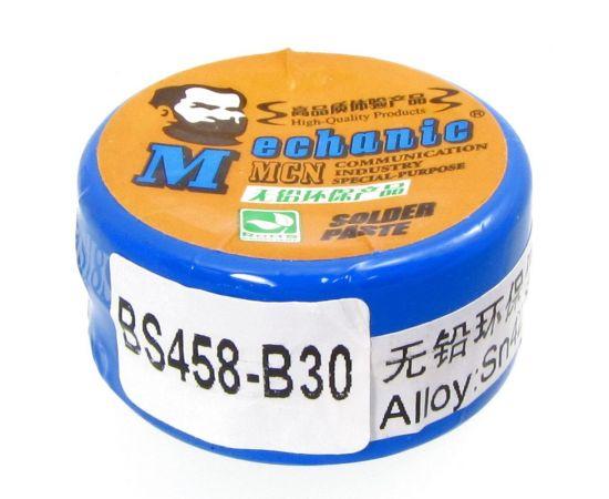 Паяльна паста BGA легкоплавка MECHANIC BS458-B30 20 г, 138 гр.