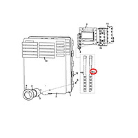 Кнопкі 5 кн. XS GRANDE, Cino eC (права) ELE0000470