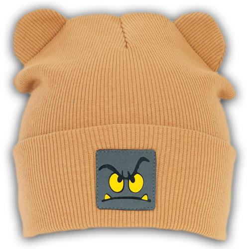 Одинарная трикотажная шапка с отворотом Одинарная трикотажная шапка с отворотом