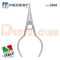 Щипцы для лигатур с фиксирующим механизмом (замком) , длина инструмента 165 мм, Medesy 2826 (Медеси Италия)