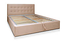 Кровать двухспальная с подьемным мехаизмом и мягким изголовьем "Кисс"