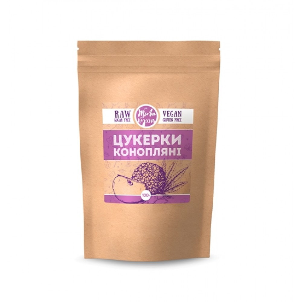 Цукерки «Конопляні»  Жива кухня  100 г