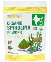 California Gold Nutrition Organic Spirulina Powder 240 g