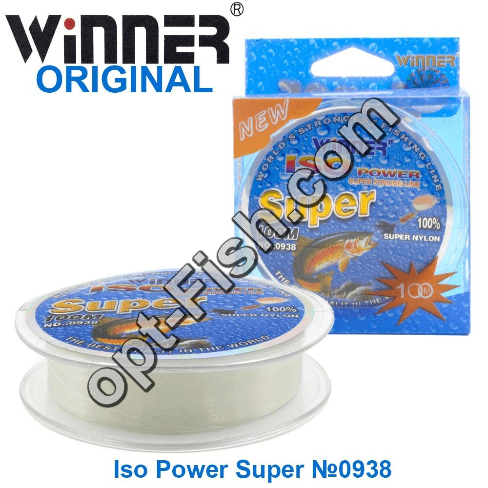 Волосінь Winner Original Iso Power Super №0938 100м 0,35 мм *