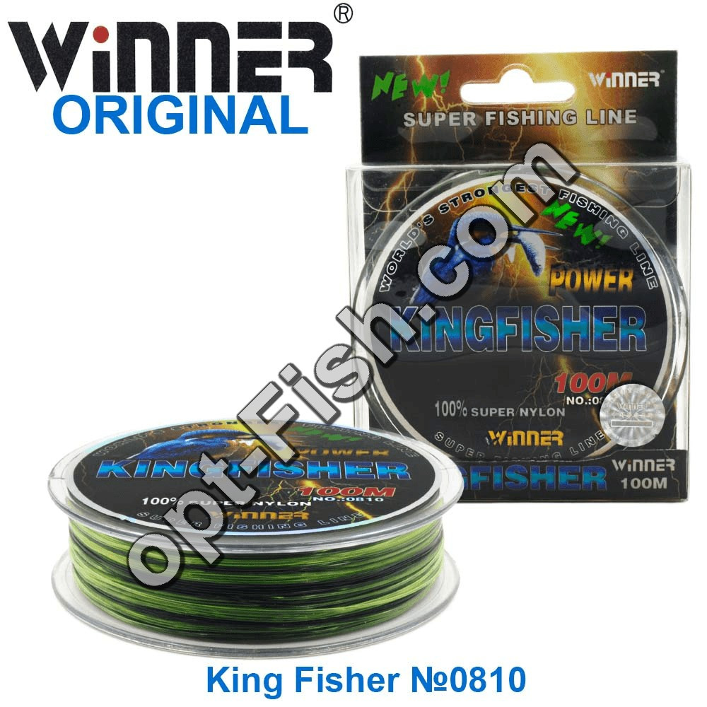 Волосінь Winner Original Power King Fisher №0810 100м 0,16мм
