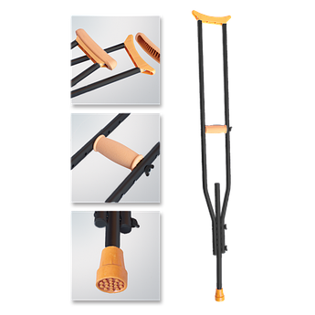 Милиці пахвові металеві ціна за 1 штуку